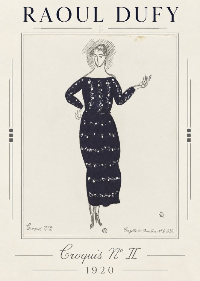 Raoul Dufy Croquis N° Ii No1 - Poster
