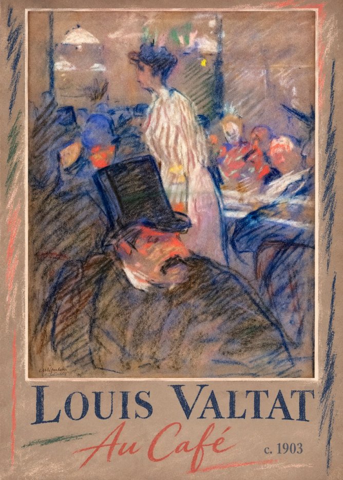 Louis Valtat Au Café No1 - Poster