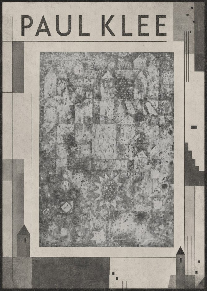 Paul Klee Town and Country No6 - Poster