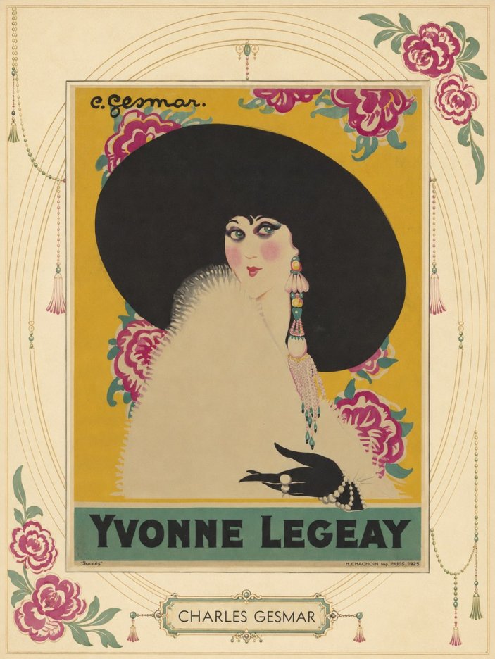 Charles Gesmar Yvonne Legeay No3 - Poster