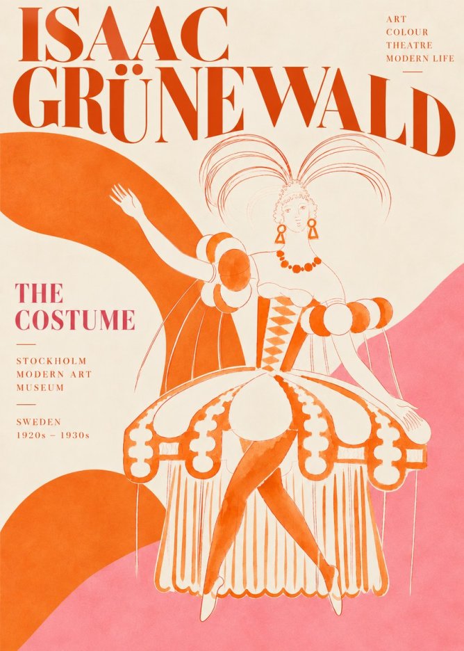 Isaac Grünewald The Costume II No5 - Poster