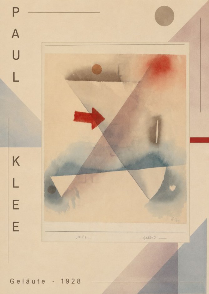 Paul Klee Geläute No2 - Poster