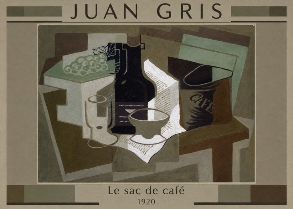 Juan Gris Le Sac De Café No1 - Poster