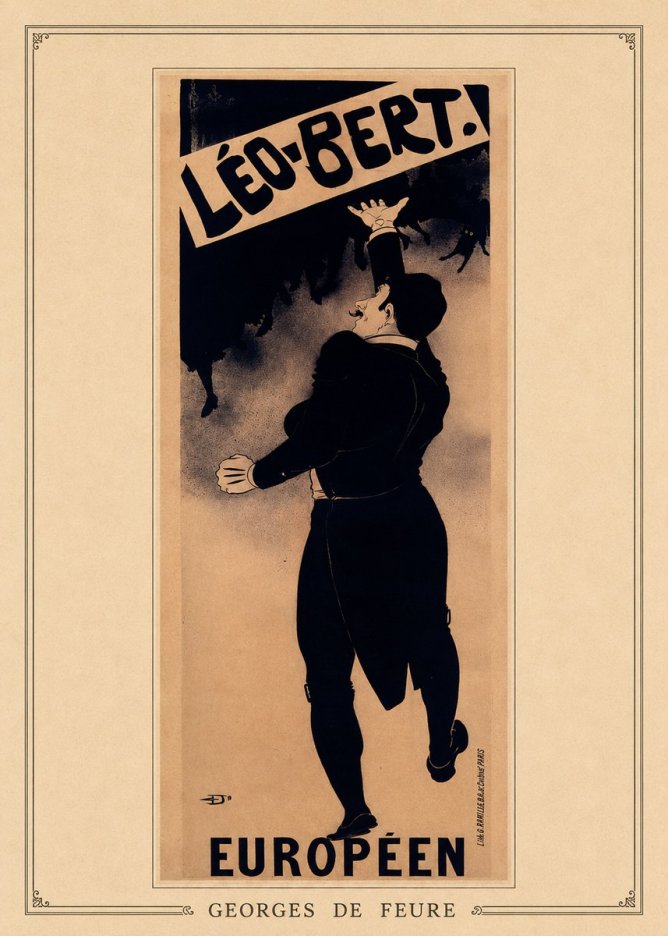 Georges de Feure Léo-bert! II No4 - Poster