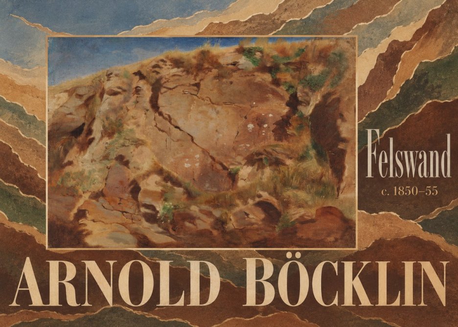 Arnold Böcklin Felswand No6 - Poster