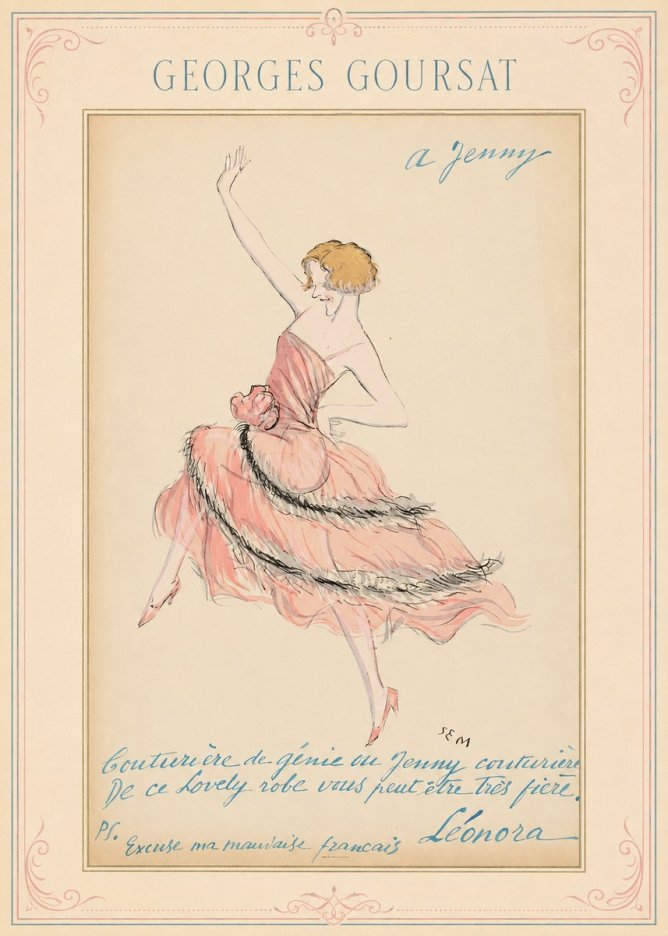 Georges Goursat A Jenny No1 - Poster