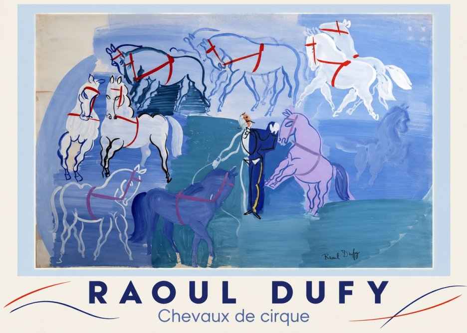 Raoul Dufy Chevaux De Cirque No3 - Poster