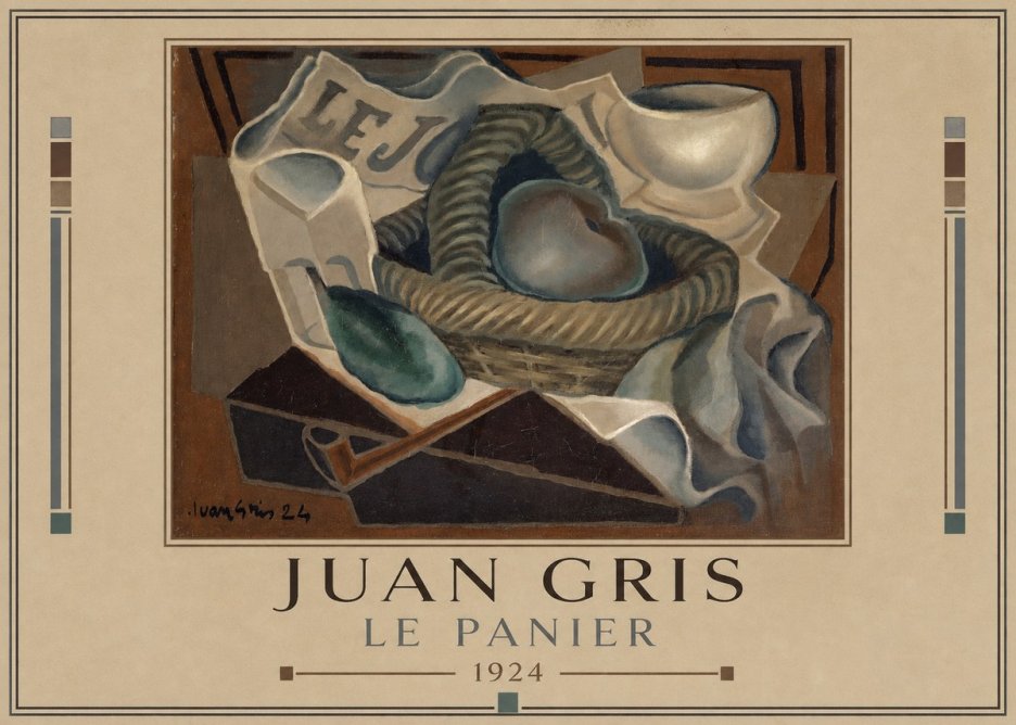 Juan Gris Le Panier No1 - Poster