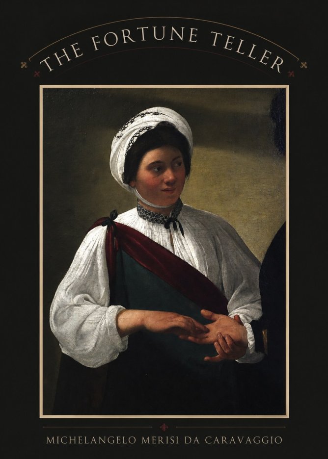 Michelangelo Merisi da Caravaggio The Fortune Teller IV No3 - Poster