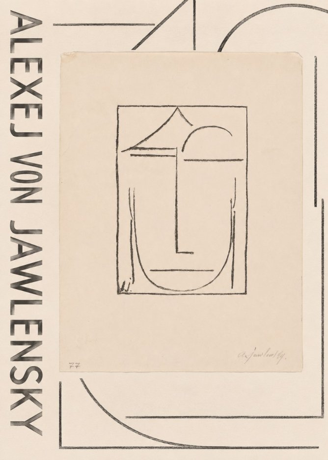 Alexej von Jawlensky Abstract Head No6 - Poster