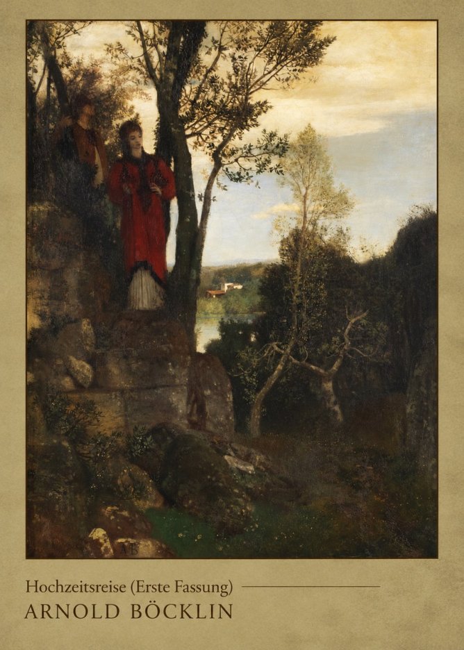 Arnold Böcklin Hochzeitsreise (Erste Fassung) No3 - Poster