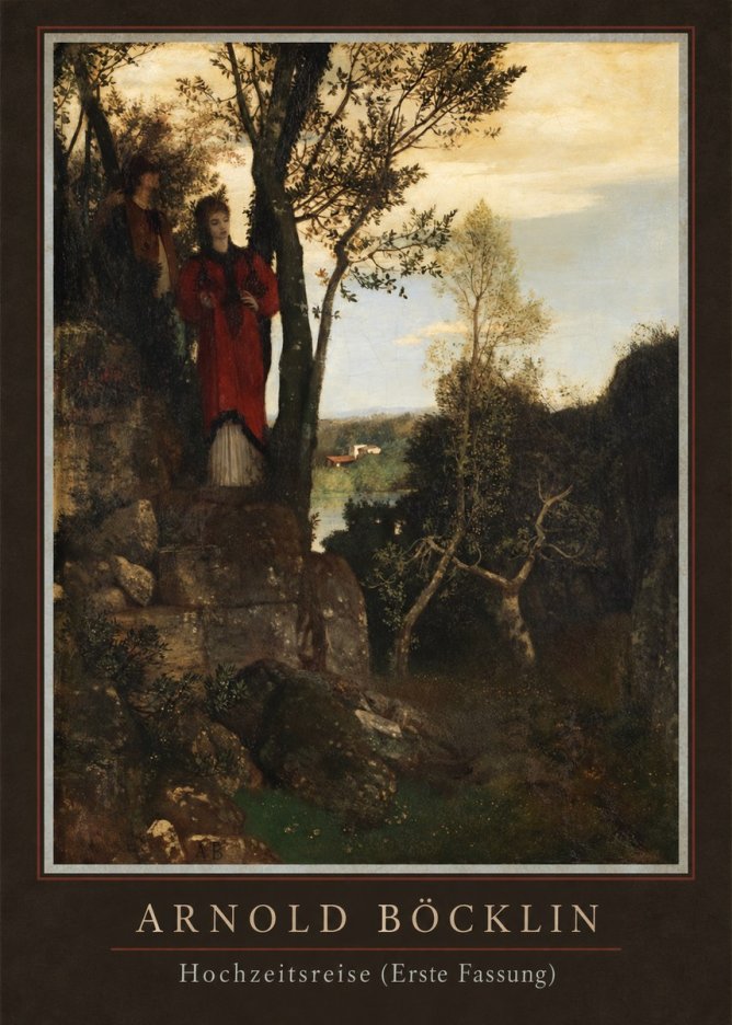 Arnold Böcklin Hochzeitsreise (Erste Fassung) No4 - Poster