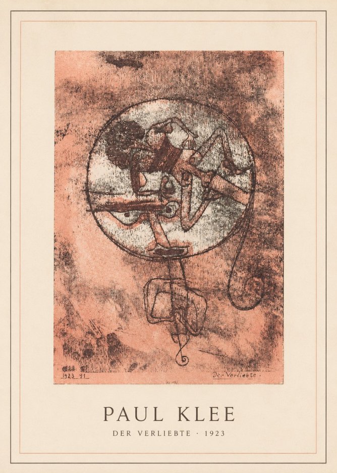Paul Klee Der Verliebte II No4 - Poster