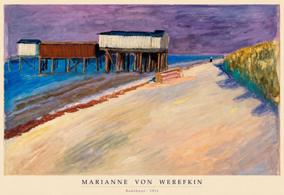Marianne von Werefkin Badehaus No6 - Poster