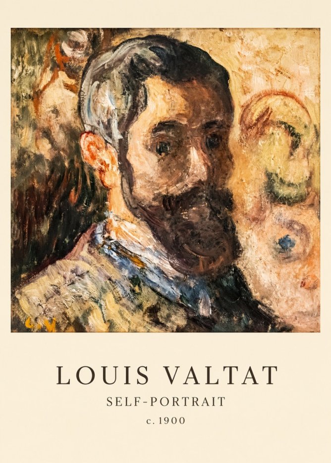 Louis Valtat Self-portrait No6 - Poster