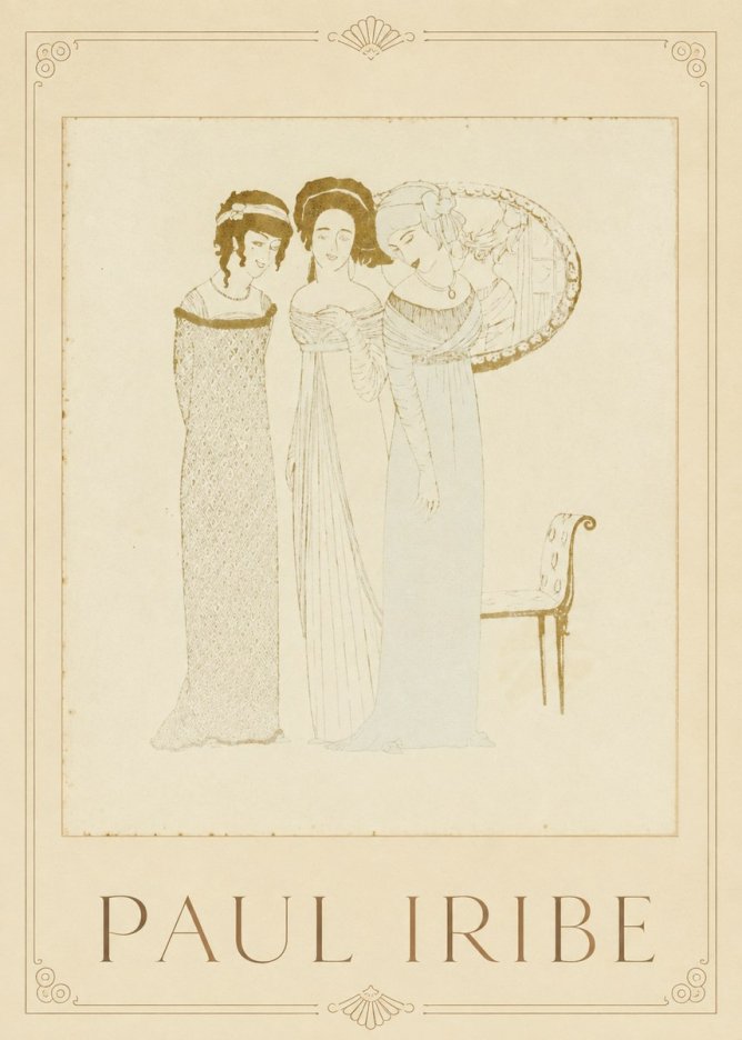 Paul Iribe Elegant Figures No1 - Poster