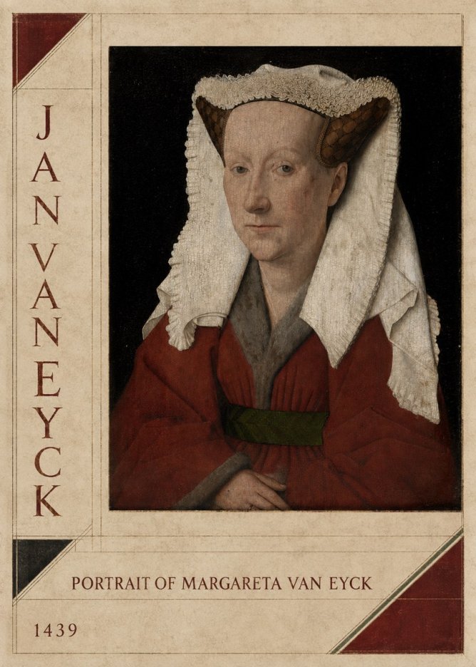 Jan van Eyck Portrait of Margareta Van Eyck No2 - Poster