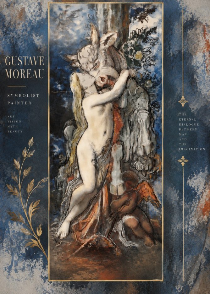 Gustave Moreau Europe and the Bull No6 - Poster