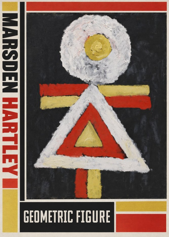 Marsden Hartley Geometric Figure No4 - Poster