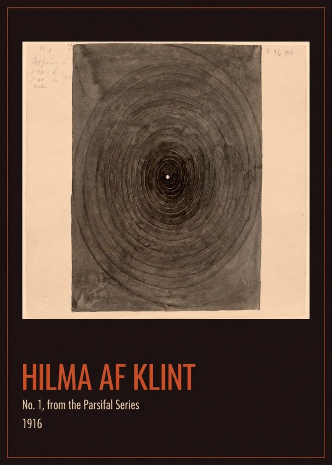 Hilma af Klint No. 1, from the Parsifal Series No1 - Poster