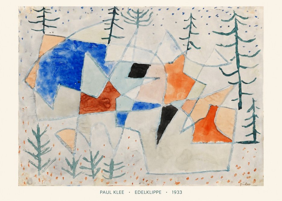 Paul Klee Edelklippe No6 - Poster