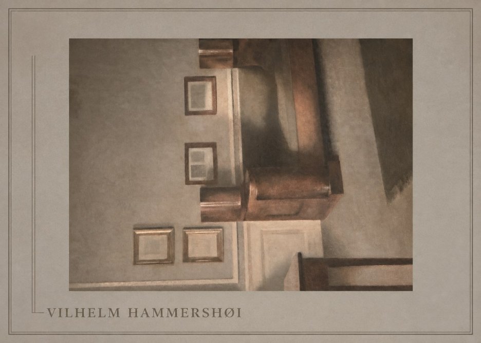 Vilhelm Hammershøi Interior II No1 - Poster