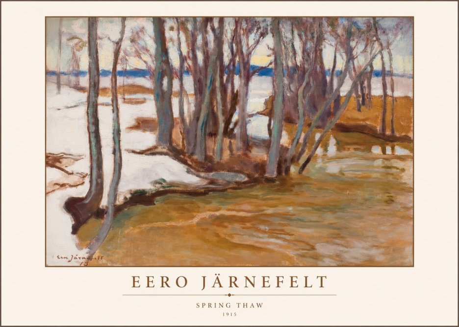 Eero Järnefelt Spring Thaw No1 - Poster