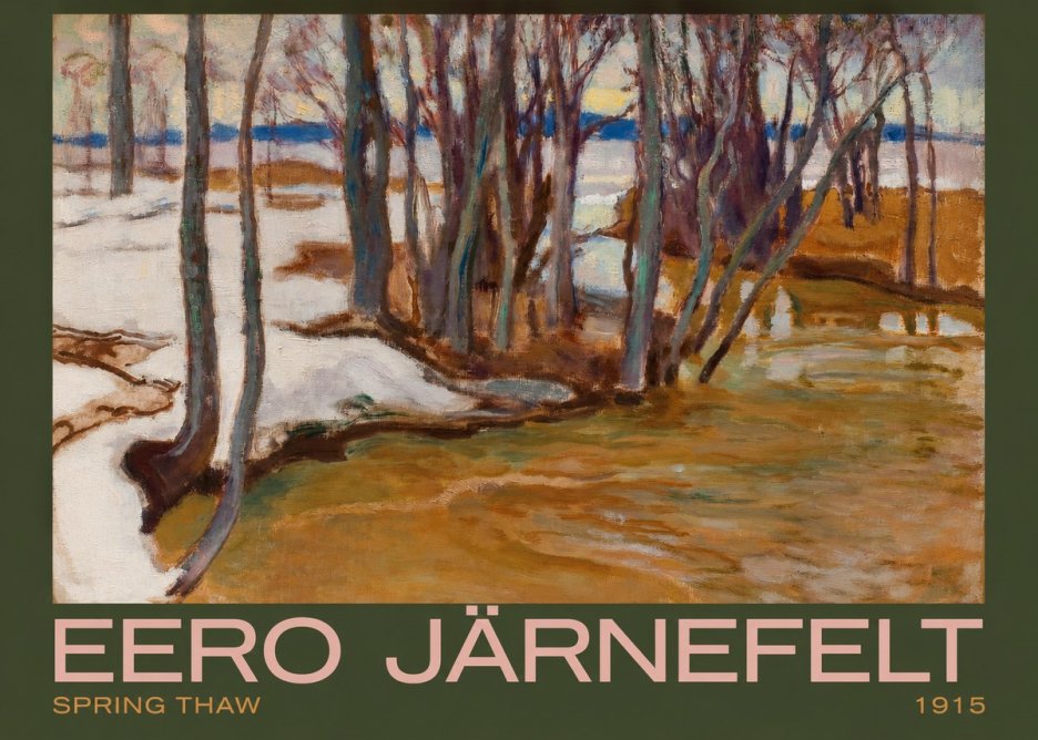 Eero Järnefelt Spring Thaw No2 - Poster