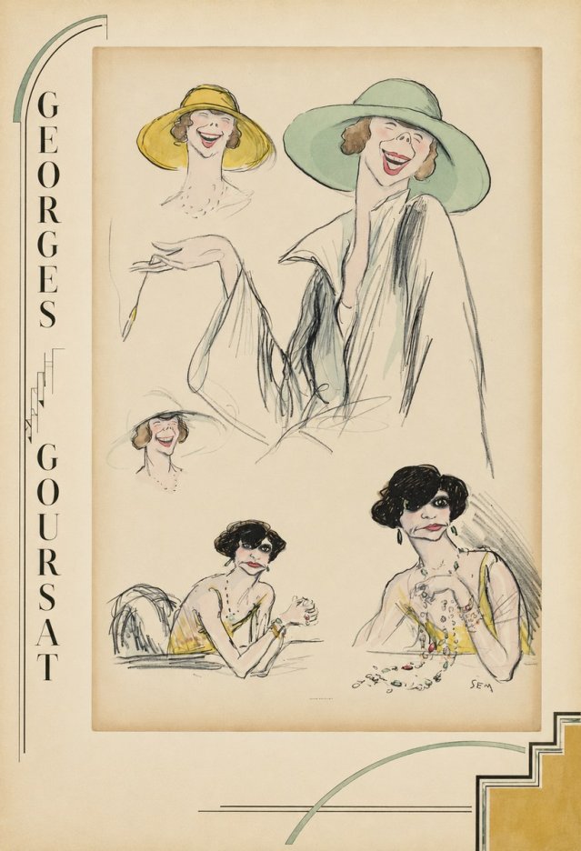 Georges Goursat Elegant Parisian Caricatures No2 - Poster
