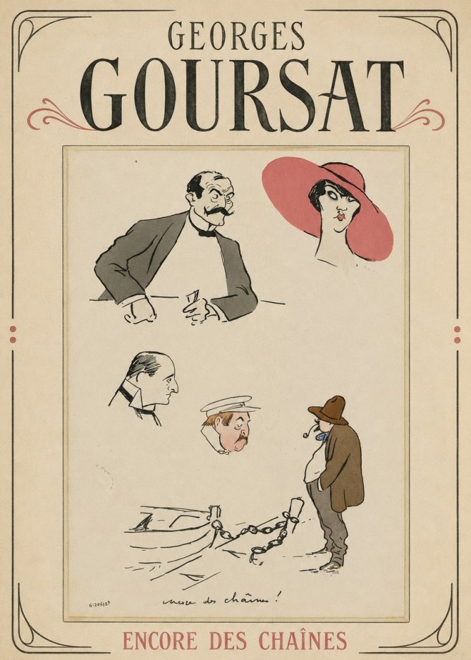 Georges Goursat Encore Des Chaînes! No1 - Poster