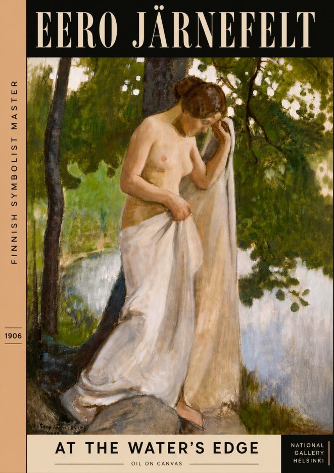 Eero Järnefelt At the Water's Edge No5 - Poster