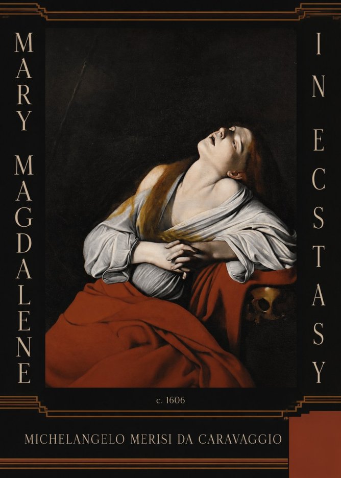 Michelangelo Merisi da Caravaggio Mary Magdalene in Ecstasy No4 - Poster