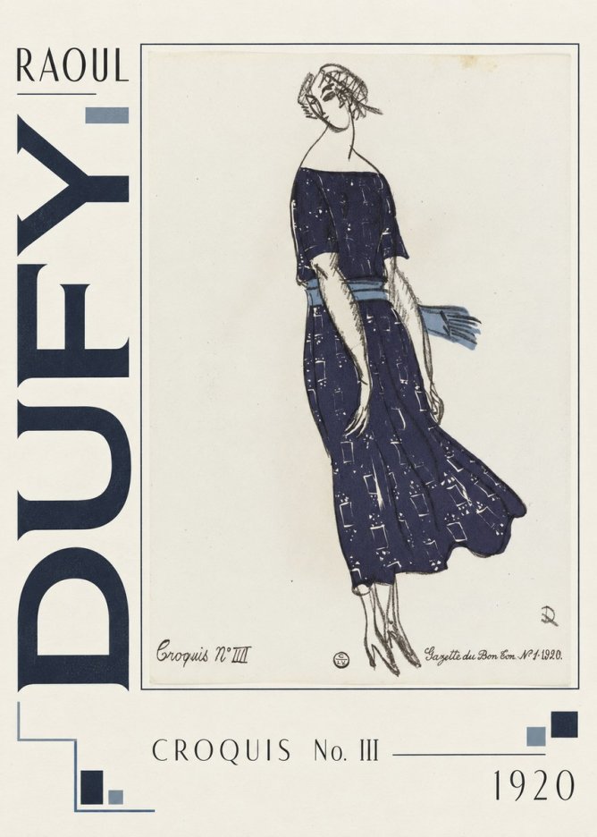 Raoul Dufy Croquis N°. Iii No3 - Poster