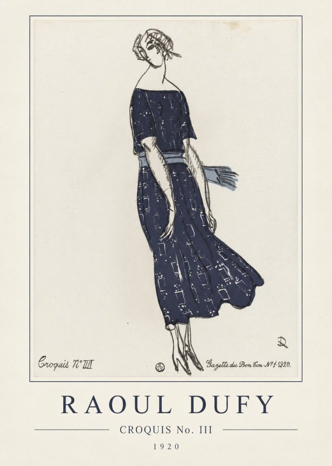 Raoul Dufy Croquis N°. Iii No4 - Poster