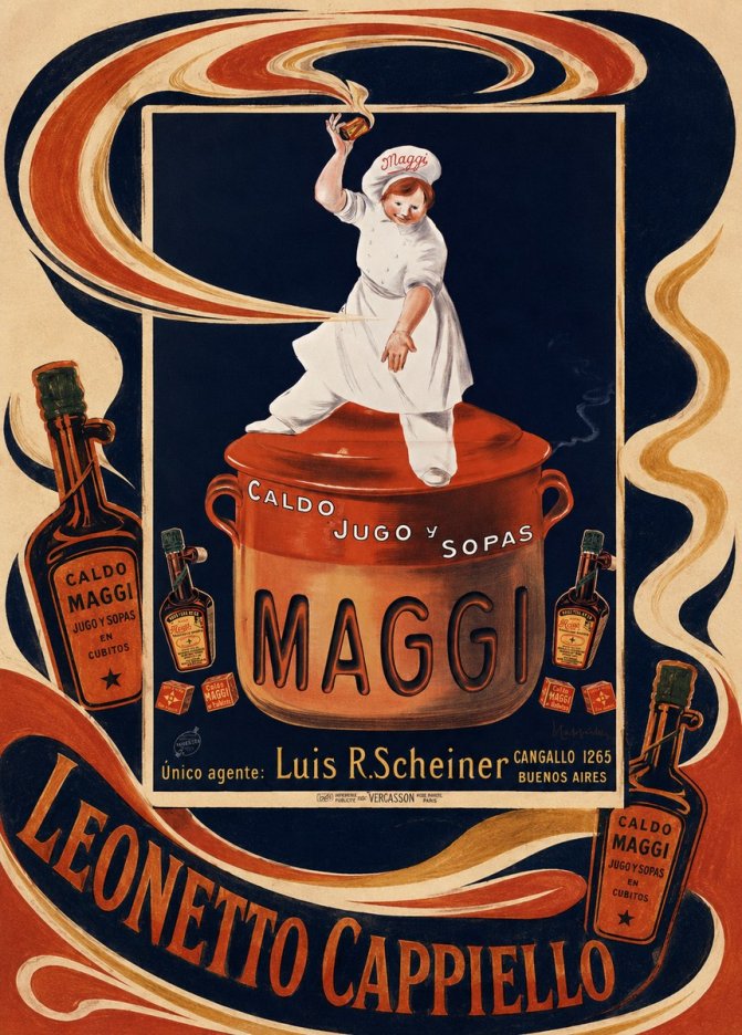 Leonetto Cappiello Maggi No6 - Poster