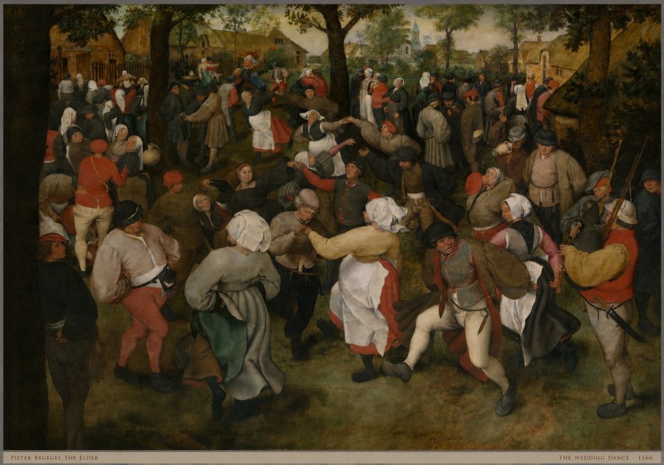 Pieter Bruegel The Wedding Dance II No5 - Poster