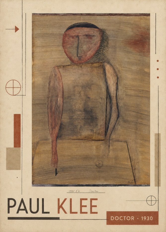 Paul Klee Doctor No4 - Poster