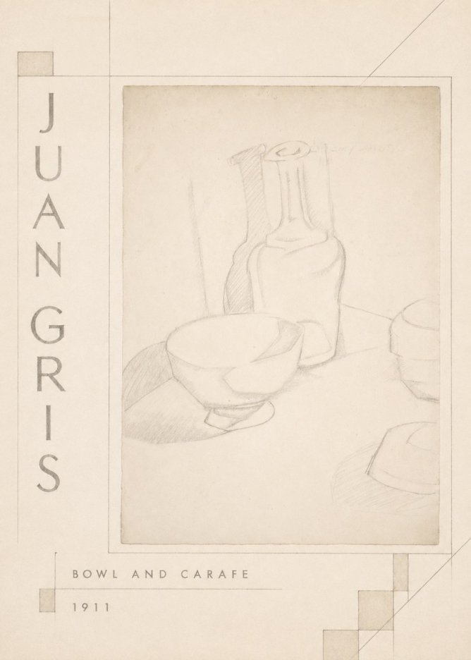 Juan Gris Bowl and Carafe No3 - Poster