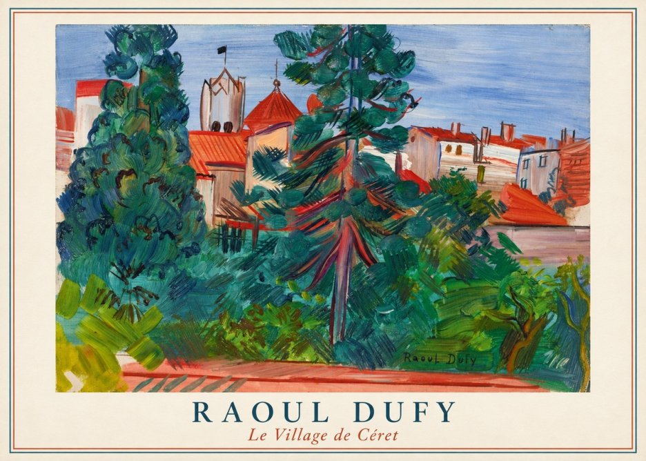 Raoul Dufy Le Village De Céret No4 - Poster
