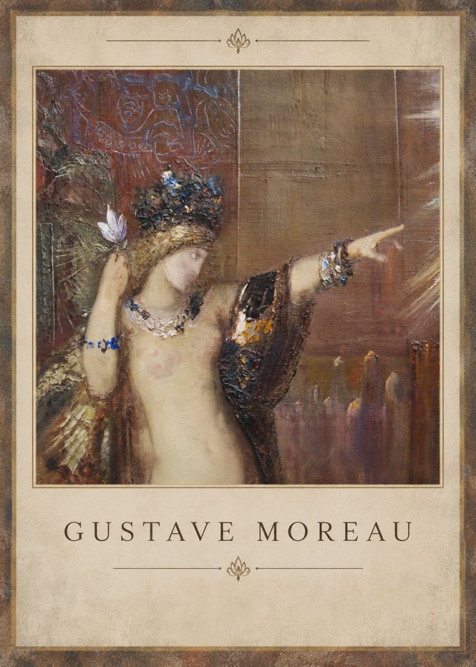 Gustave Moreau Salome IV No3 - Poster