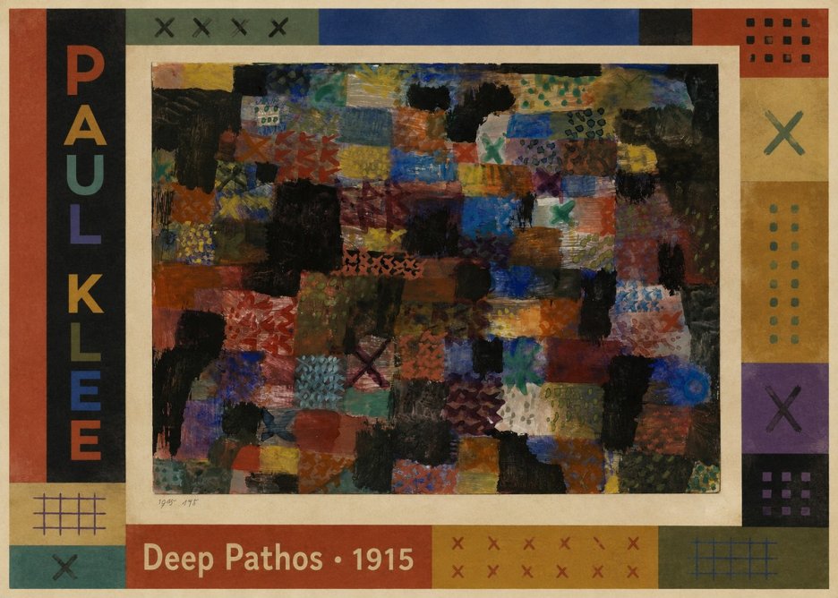 Paul Klee Deep Pathos No2 - Poster