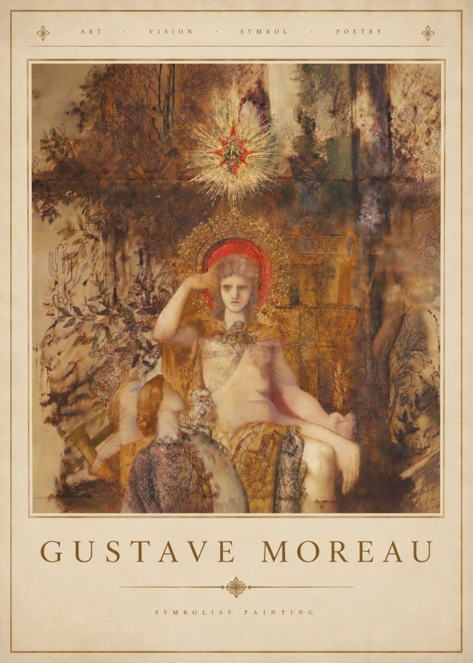 Gustave Moreau Jupiter and Semele III No4 - Poster