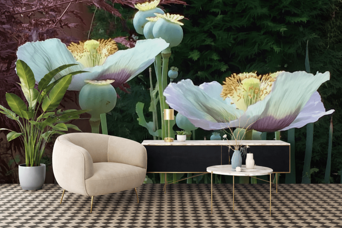 Whimsical Poppy Fields