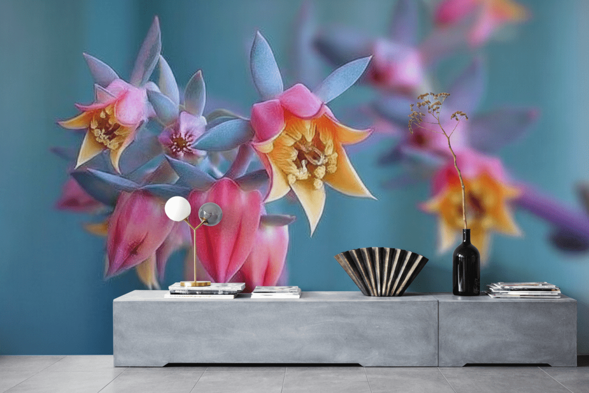 Golden Succulent Bloom