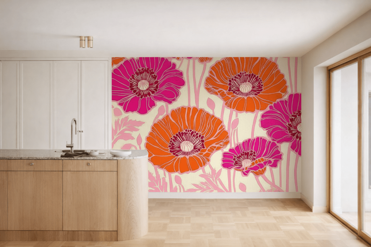 Vibrant Poppy Canvas