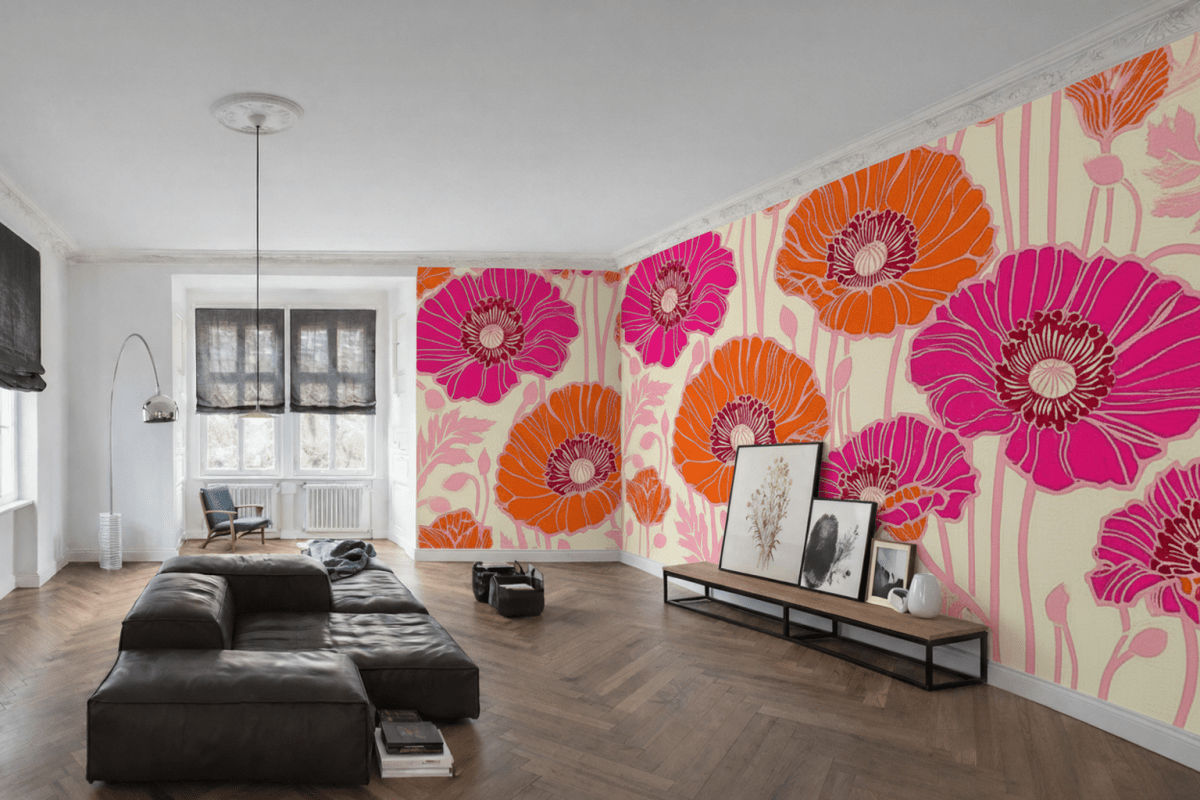 Vibrant Poppy Canvas