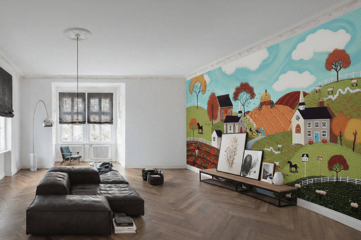 Autumnal Pastoral Scene