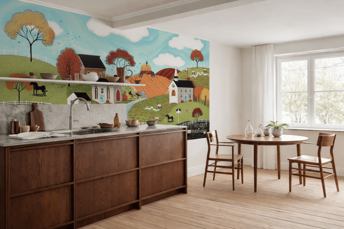 Autumnal Pastoral Scene