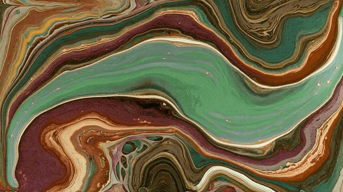 Cascading Marbled Veins