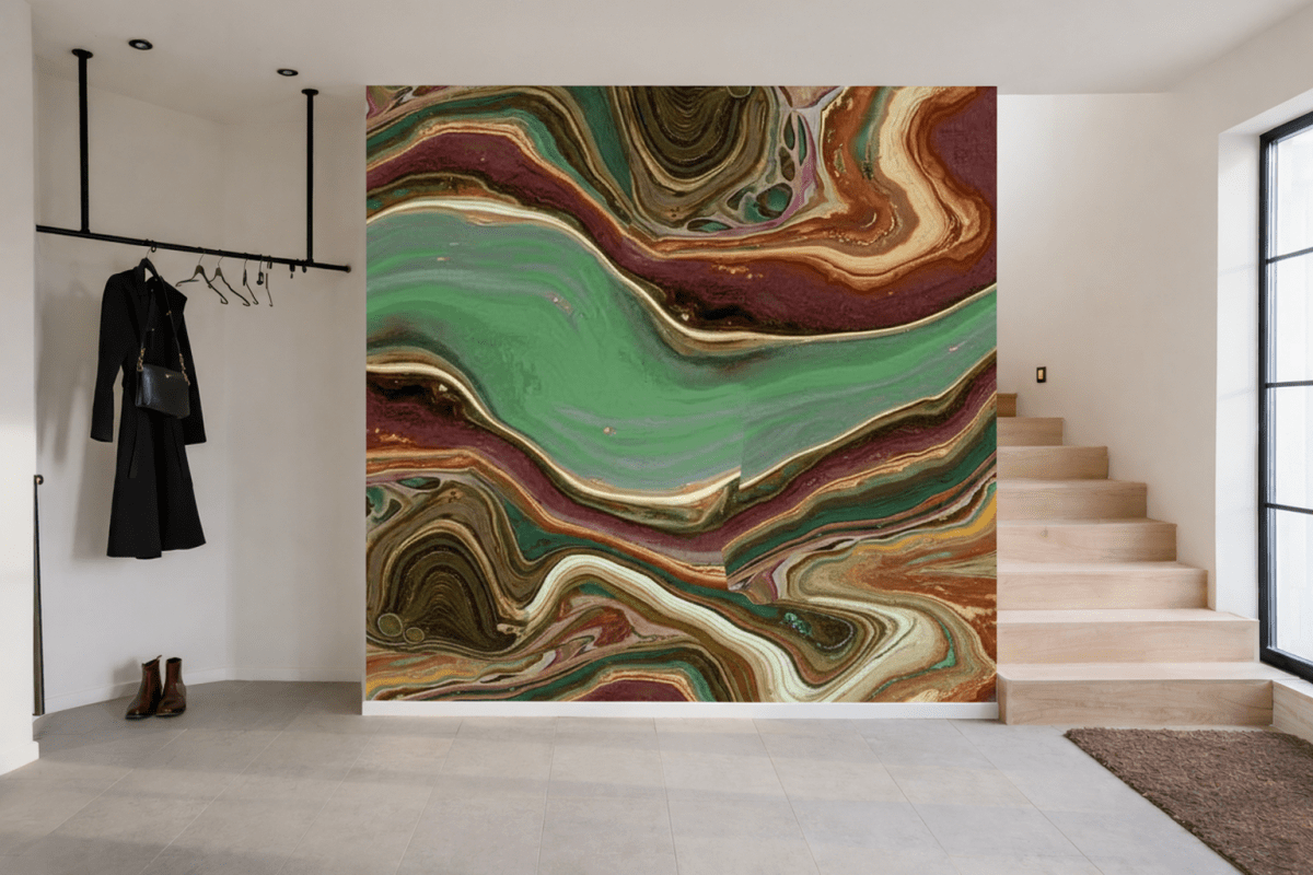 Cascading Marbled Veins